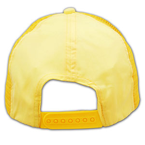 帽子專門店度身訂造 黃色透氣棒球帽 貨車帽CT-MCUM-050