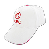  帽子專門店度身訂造 白色棒球帽 CT-BCUM-072